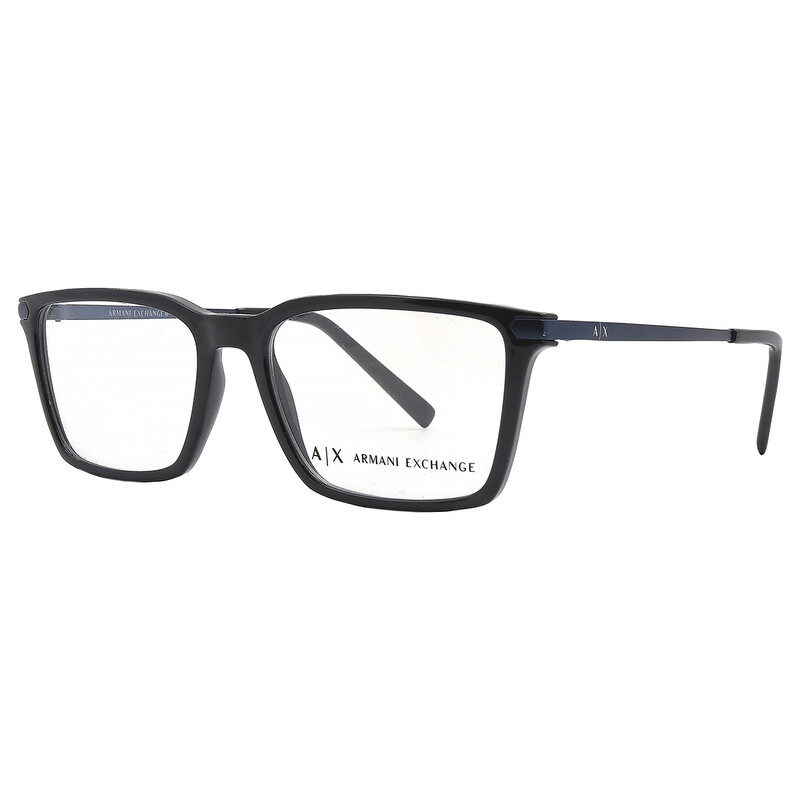 Armani Exchange Demo Rectangular Men's Eyeglasses AX3077 8158 54