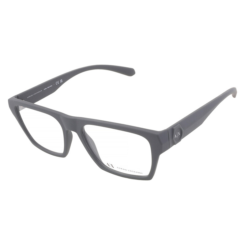 Armani Exchange Demo Rectangular Men's Eyeglasses AX3097 8301 55