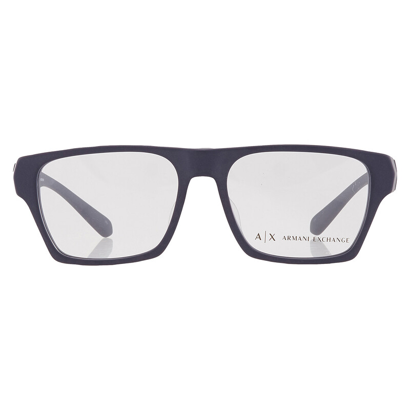 Armani Exchange Demo Rectangular Men's Eyeglasses AX3097F 8181 55 ...