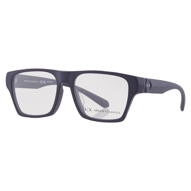 Armani Exchange Demo Rectangular Men's Eyeglasses AX3097F 8181 55 ...
