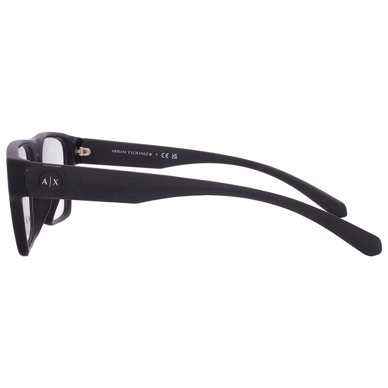 Armani Exchange Demo Square Men's Eyeglasses AX3097F 8078 55 ...