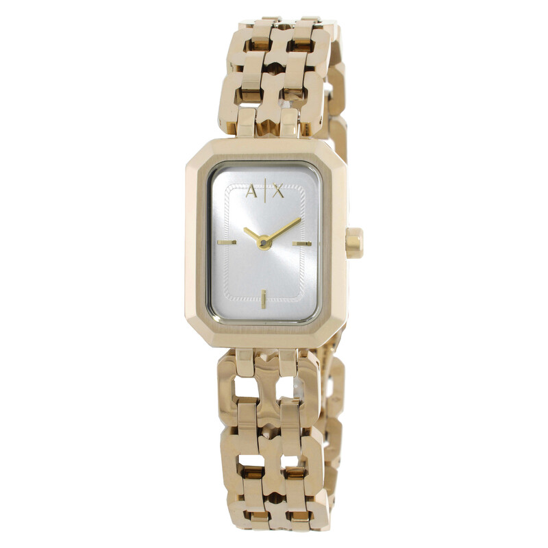 Armani Exchange Faye Quartz Silver Dial Ladies Watch AX5811 ...