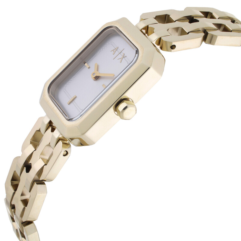 Armani Exchange Faye Quartz Silver Dial Ladies Watch AX5811 ...
