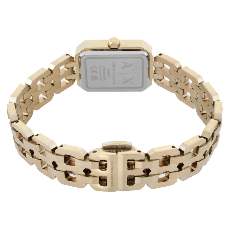 Armani Exchange Faye Quartz Silver Dial Ladies Watch AX5811 ...