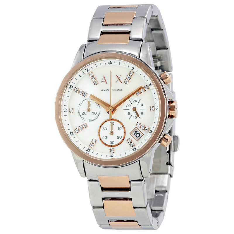 Armani Exchange Lady Banks Mother of Pearl Dial Watch AX4331  display picture 1