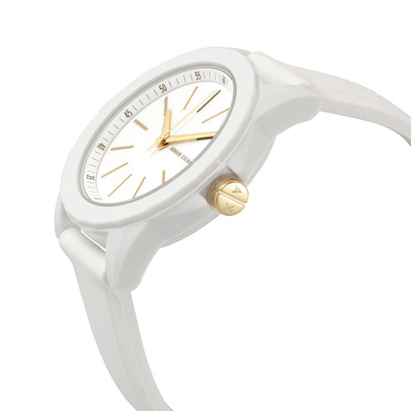 Armani Exchange Lady Banks Quartz White Dial Ladies Watch Set