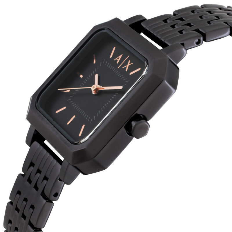 Armani Exchange Leila Quartz Black Dial Ladies Watch AX5732