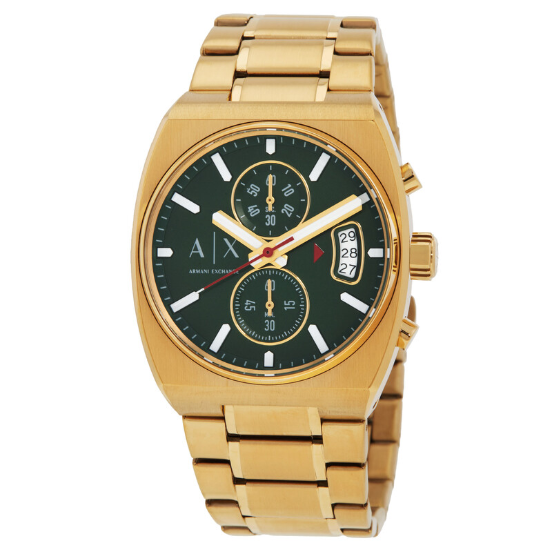 Armani Exchange Oliver Chronograph Quartz Green Dial Men