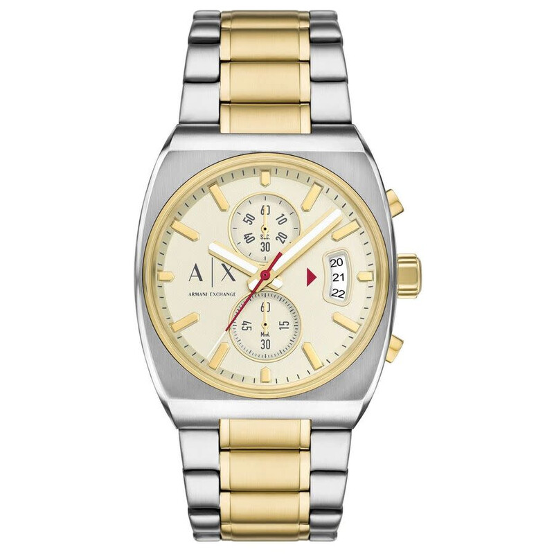 Armani Exchange Oliver Chronograph Quartz White Dial Men's Watch