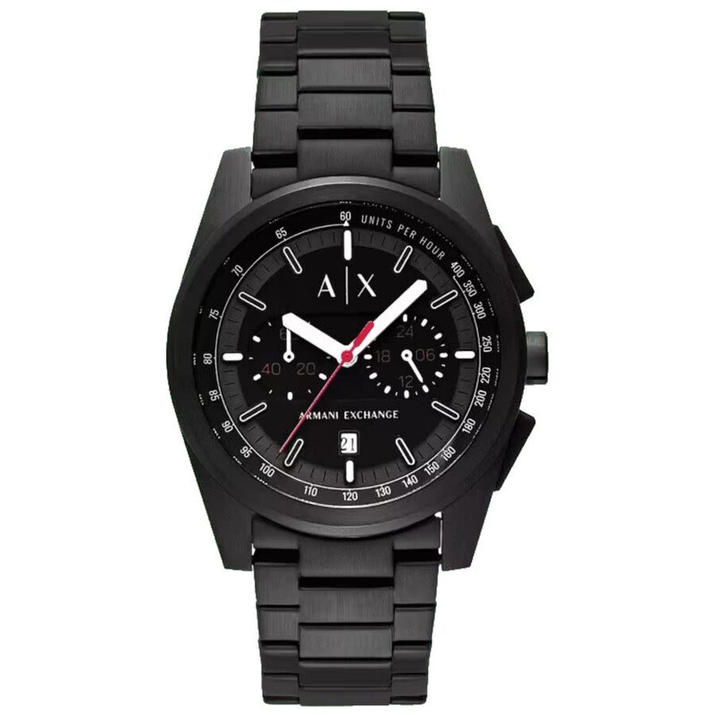 Armani Exchange Parker Chronograph Quartz Black Dial Men's Watch