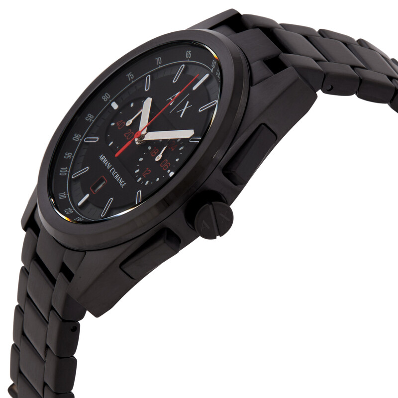 Armani Exchange Parker Chronograph Quartz Black Dial Men's Watch