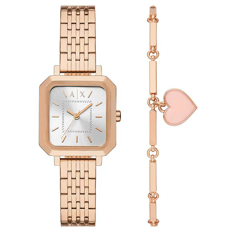 Armani Exchange Quartz Ladies Watch and Bracelet Set  display picture 1