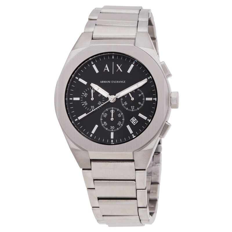 Armani Exchange Rafael Chronograph Quartz Black Dial Men's Watch