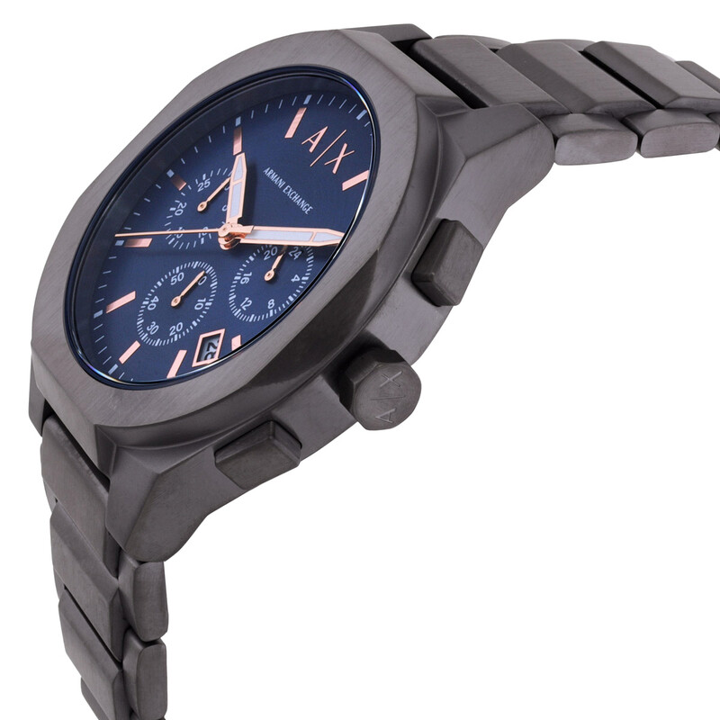 Armani Exchange Rafael Chronograph Quartz Blue Dial Men's Watch