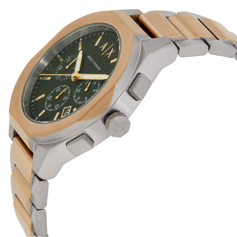 NWT Armani Exchange Rafael Chronograph Quartz Green Dial Men\'s Watch armani-exchange-rafael-  main image 2