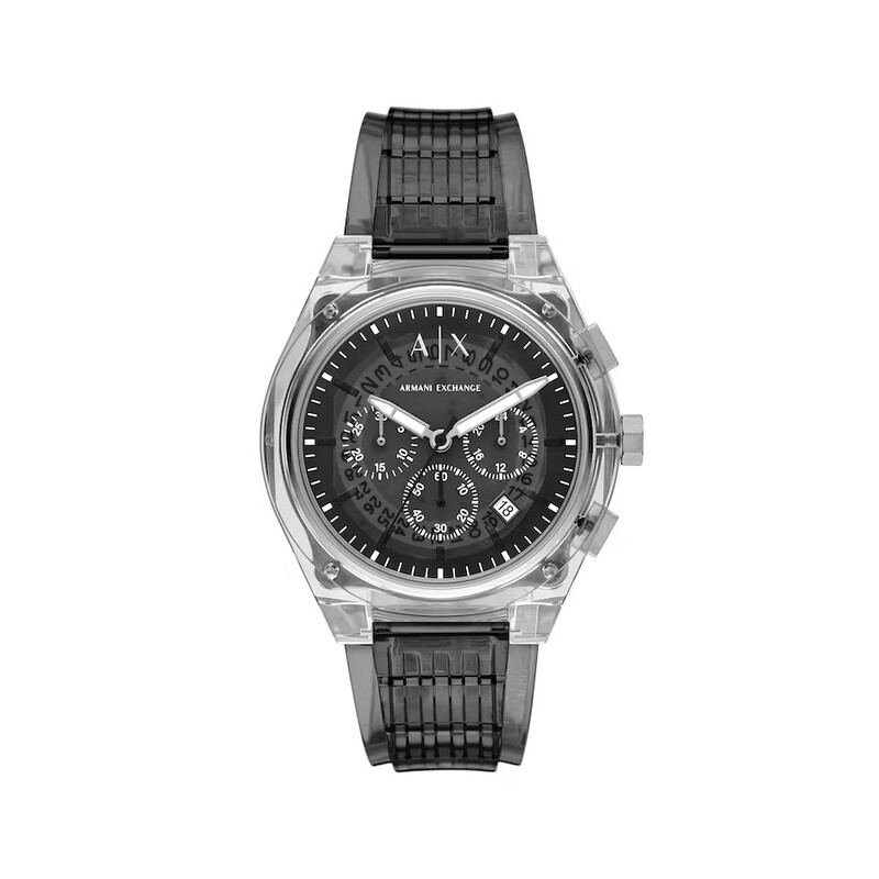 Armani Exchange Rafael Chronograph Quartz Grey Dial Men display picture 1