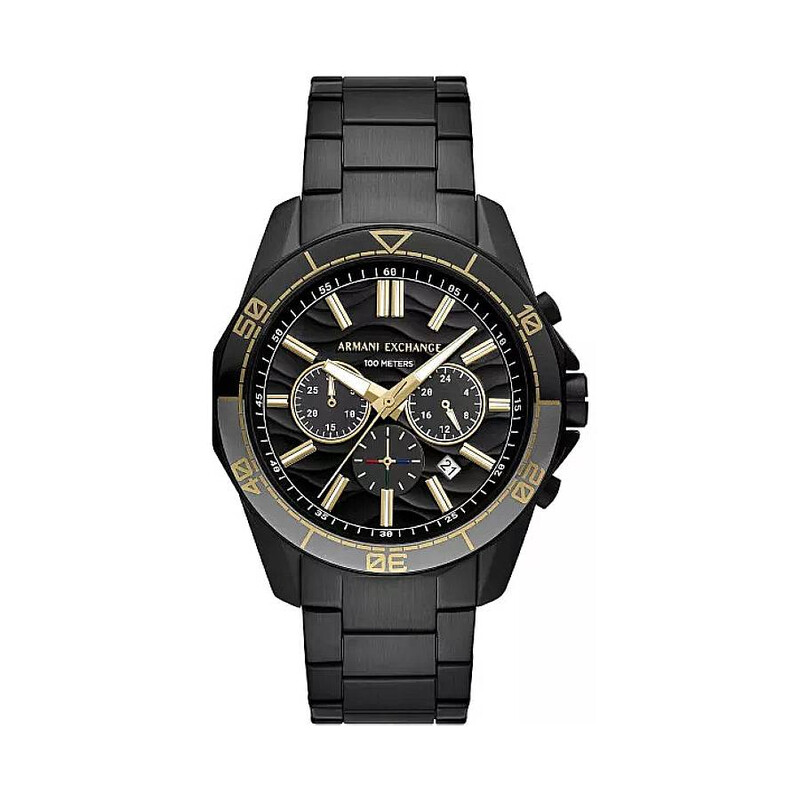Armani Exchange Spencer Chronograph Quartz Black Dial Men's Watch