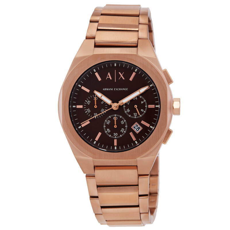 Armani Exchange Sync Chronograph Quartz Brown Dial Men