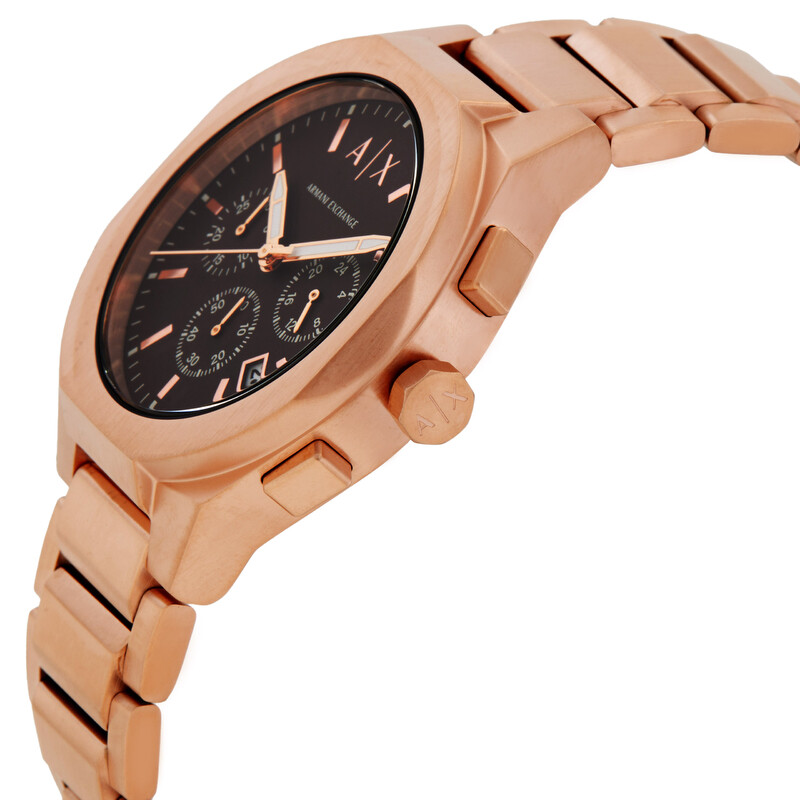 Armani Exchange Sync Chronograph Quartz Brown Dial Men