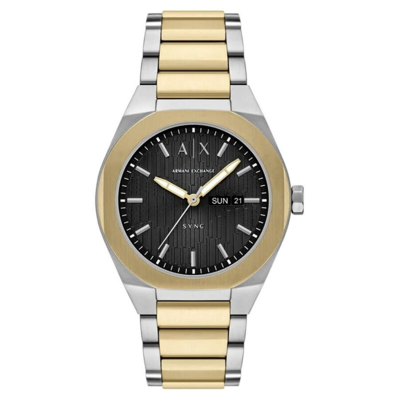 Armani Exchange Sync Quartz Black Dial Men's Watch AX4298
