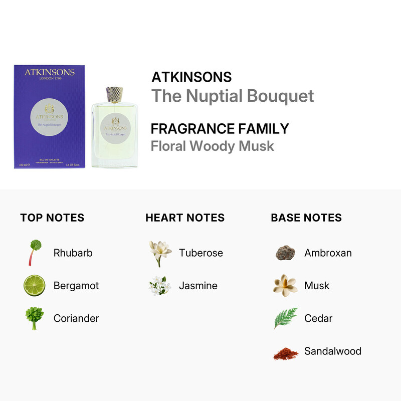 Atkinsons Ladies The Nuptial Bouquet EDT Spray 3.4 oz Fragrances