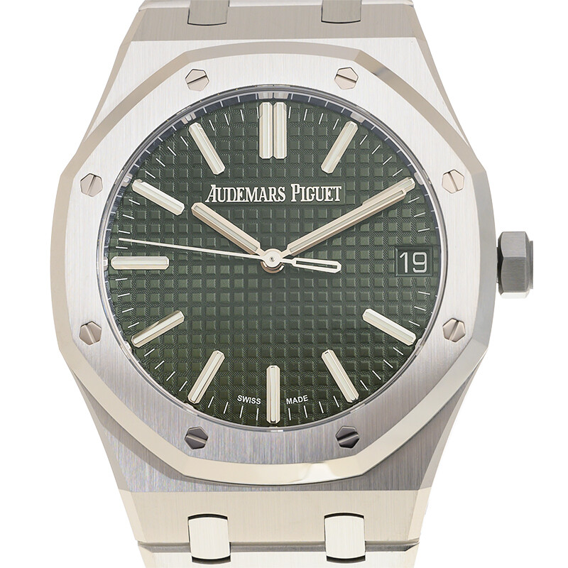Audemars Piguet Royal Oak "50th Anniversary" Automatic Green Dial Men's  Watch 15510ST.OO.1320ST.04 - Watches - Jomashop