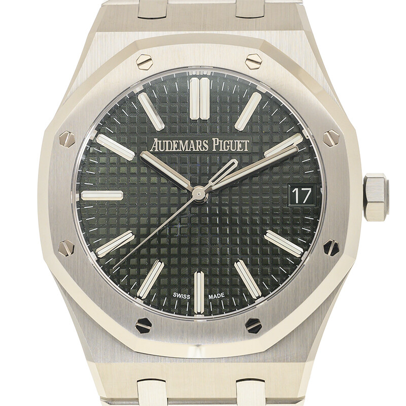 Audemars Piguet Royal Oak Automatic Green Dial Men's Watch 15510ST