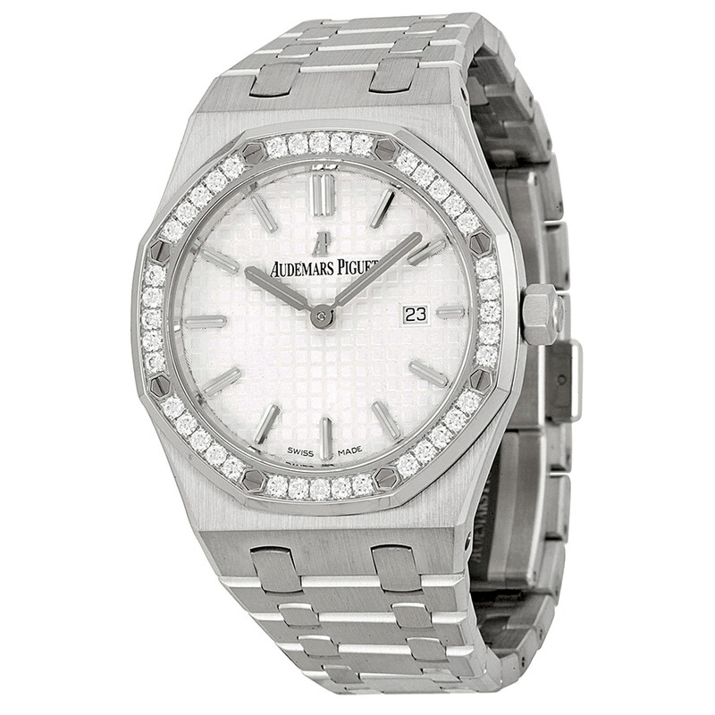 Audemars Piguet Royal Oak Diamond Silver Dial Stainless Steel