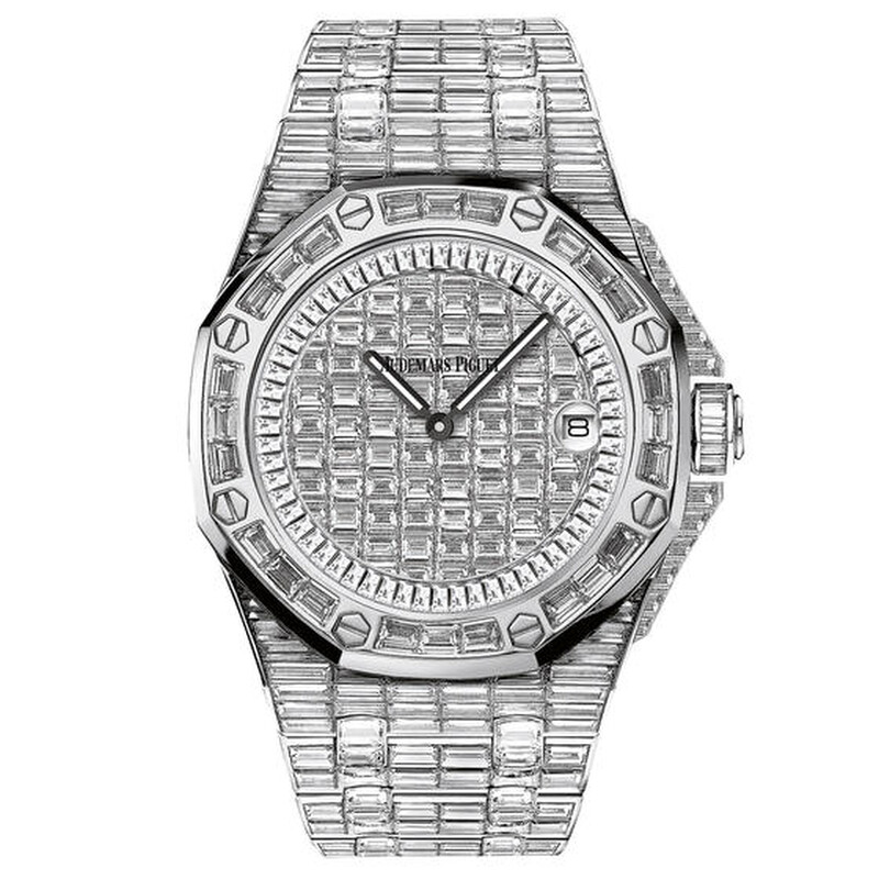 Audemars Piguet Royal Oak Offshore Diamond Pave Dial Ladies 18