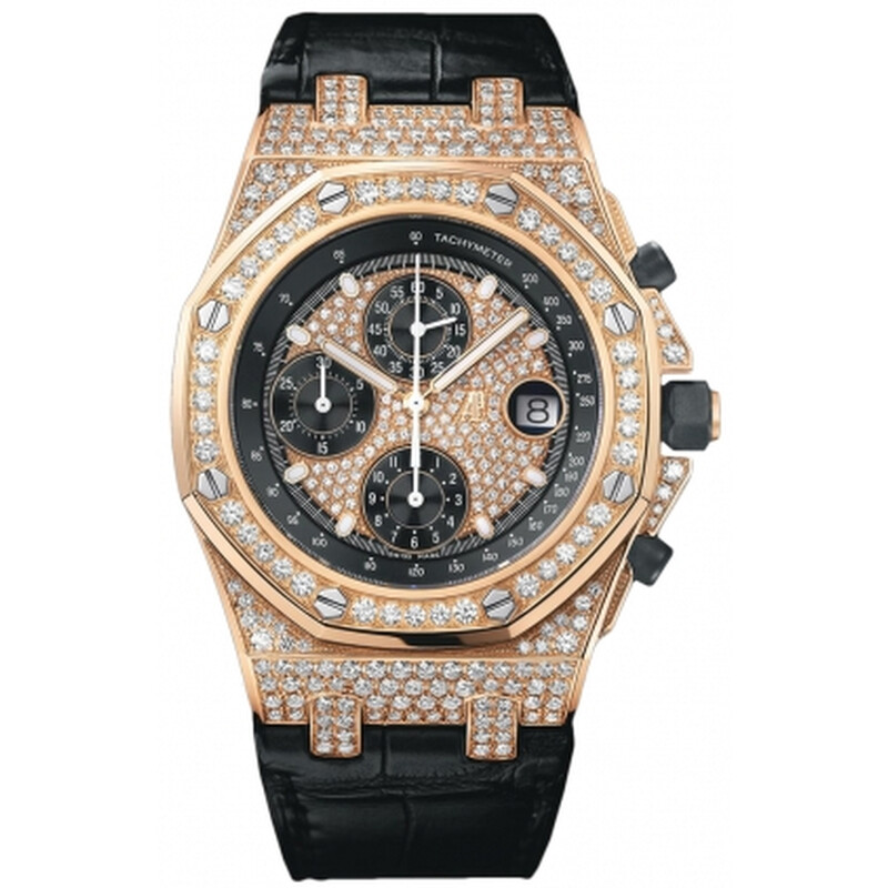 Audemars Piguet Royal Oak Offshore Diamond Pave Dial Men's Watch