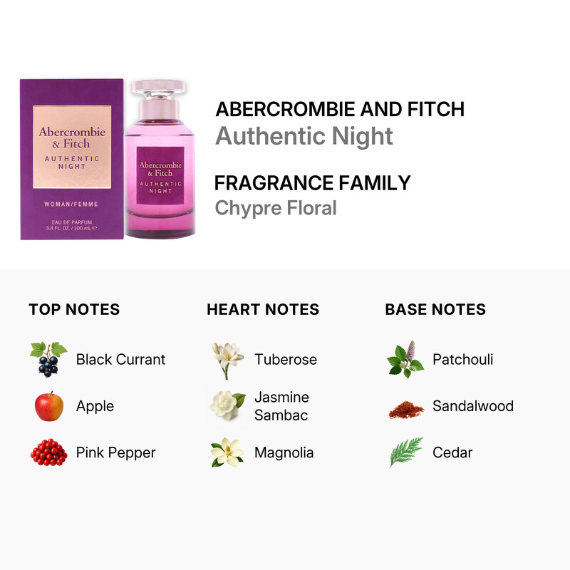 Abercrombie And Fitch Authentic Night by Abercrombie and Fitch for