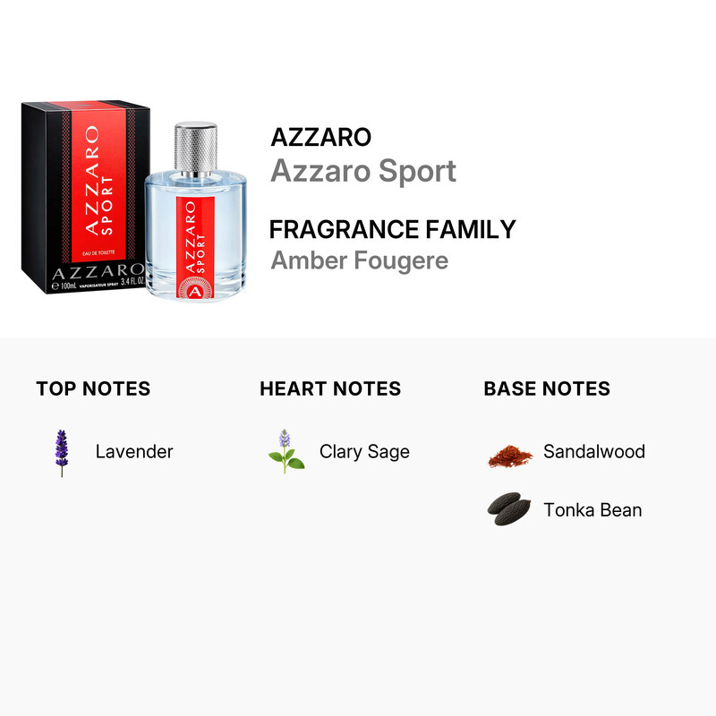Azzaro Men's Azzaro Sport EDT Spray 3.4 oz Fragrances 3614273667418