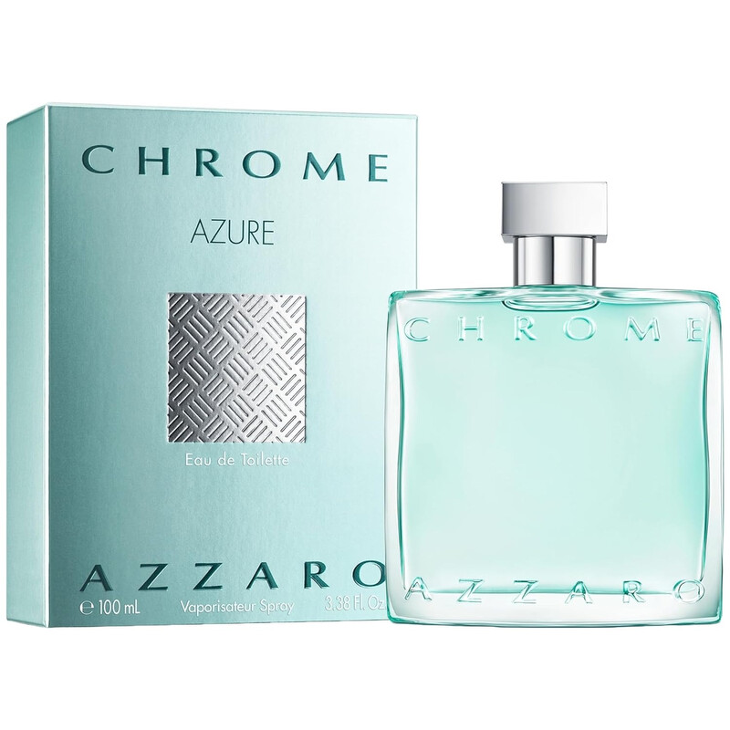 Azzaro Men's Chrome Azure EDT 3.4 oz Fragrances 3614274098440