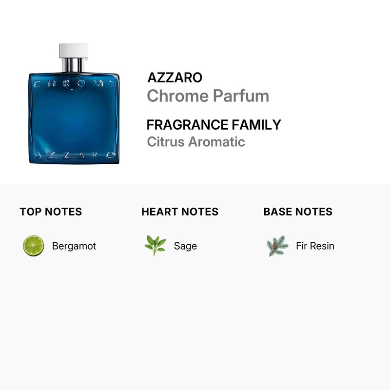 Azzaro Men's Chrome Parfum Spray 1.7 oz Fragrances 3614273905367