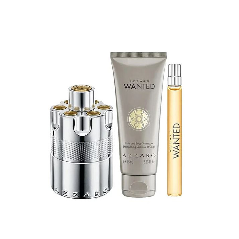 Azzaro Men's Wanted Eau de Parfum Gift Set Fragrances 3614274163575