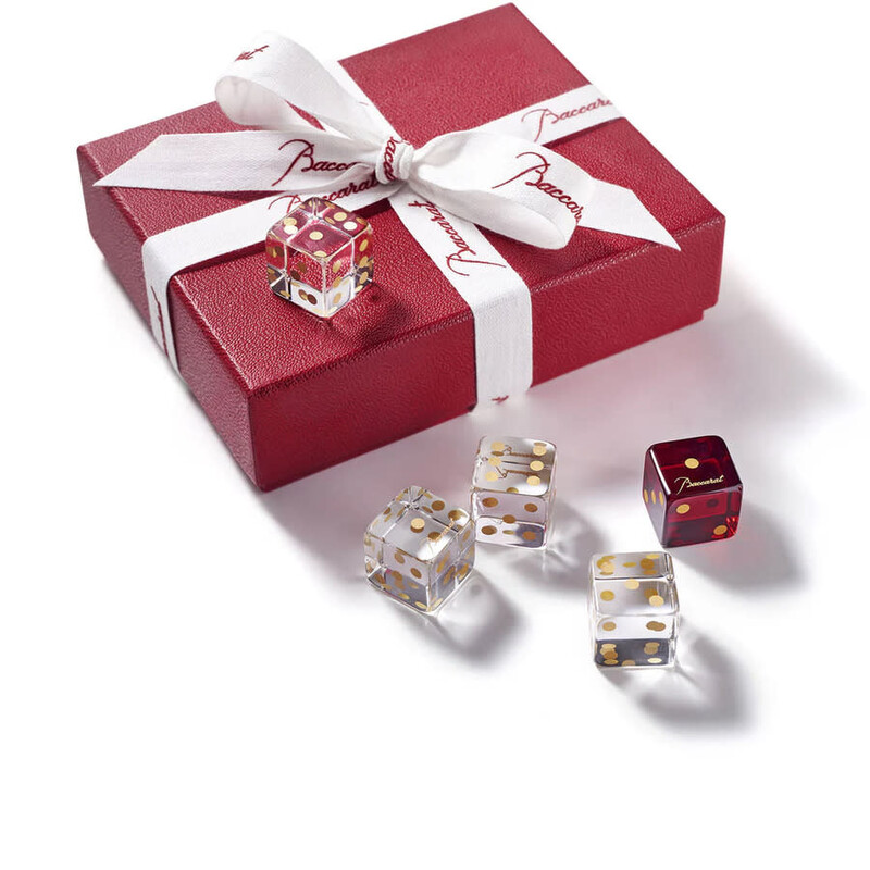 Baccarat Crystal Jeux Dice To Play - Set of 5 Figurine 2813755