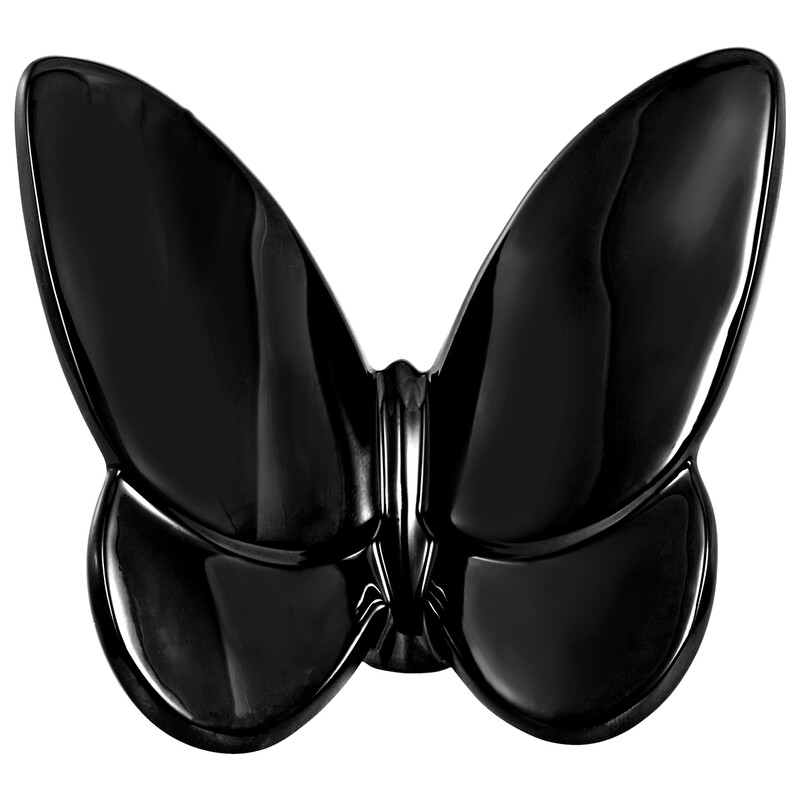 新品 Baccarat クリスタル ラッキーバタフライ BLACK パピヨン Baccarat Papillon Lucky Black Butterfly 2813514 736415979746