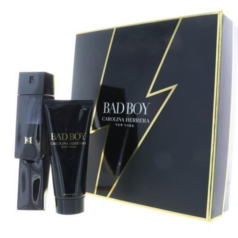 Carolina Herrera Bad Boy / Carolina Herrera 2pcs EDT Gift Set (M