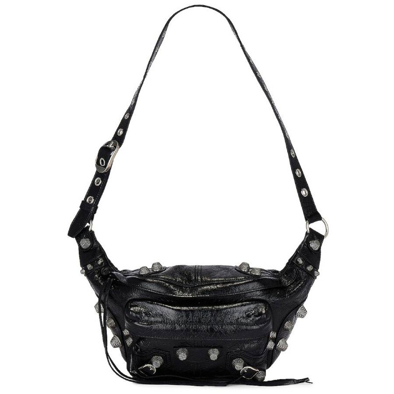 最終値下げBALENCIAGAEベルトパックDIYl Allove Balenciaga Black Lambskin Medium Le Cagole Beltpack 742014 210KR