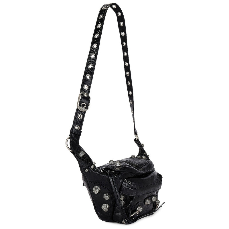 Balenciaga Black Lambskin Medium Le Cagole Beltpack 742014 210KR