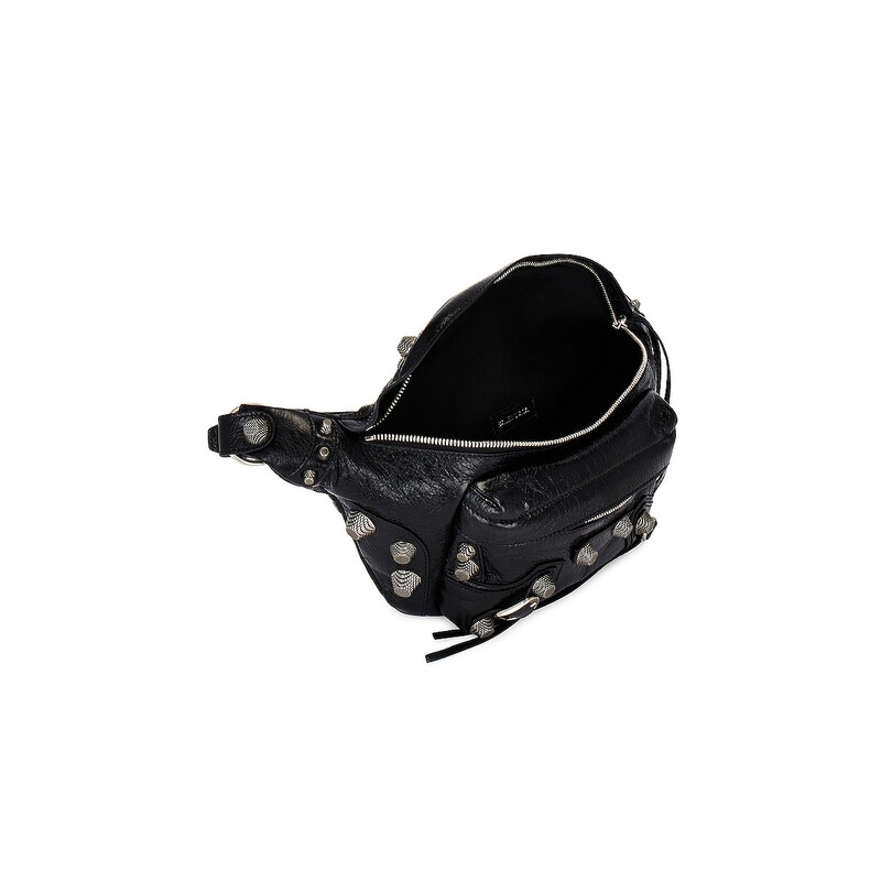 Balenciaga Black Lambskin Medium Le Cagole Beltpack 742014 210KR