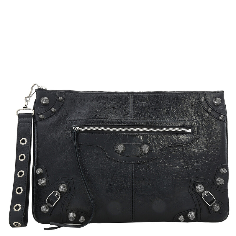 Balenciaga Black Le Cagole Large Pouch 742016210KR1000 - Handbags