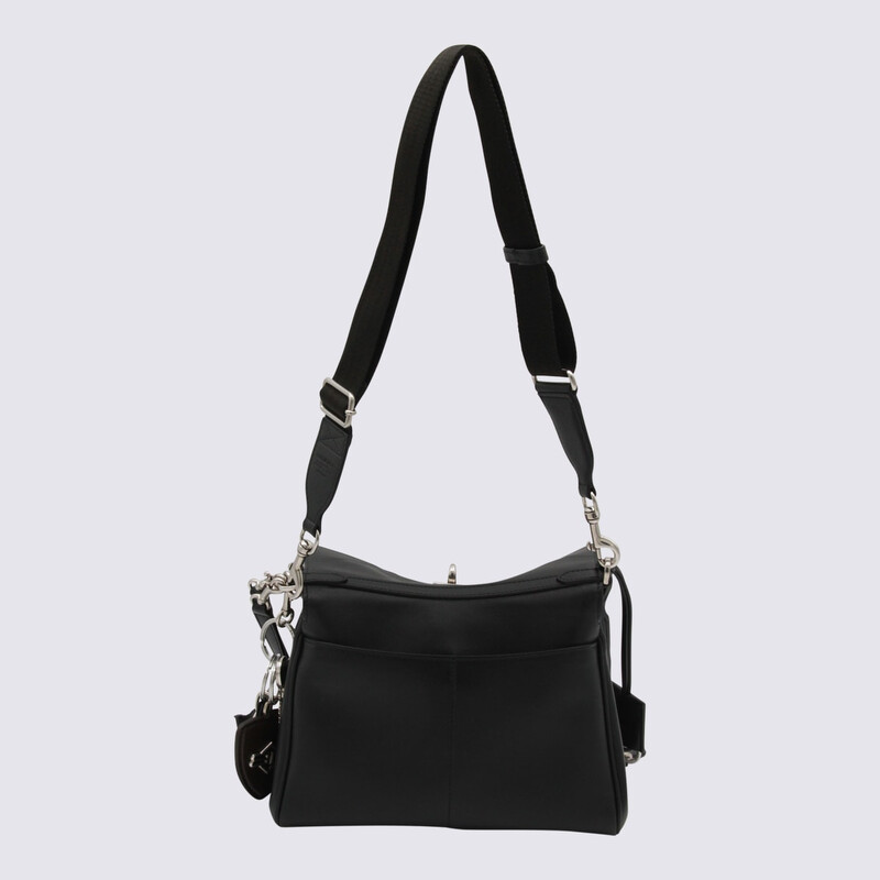 Balenciaga Black Leather Lamborghini Rodeo Shoulder Bag