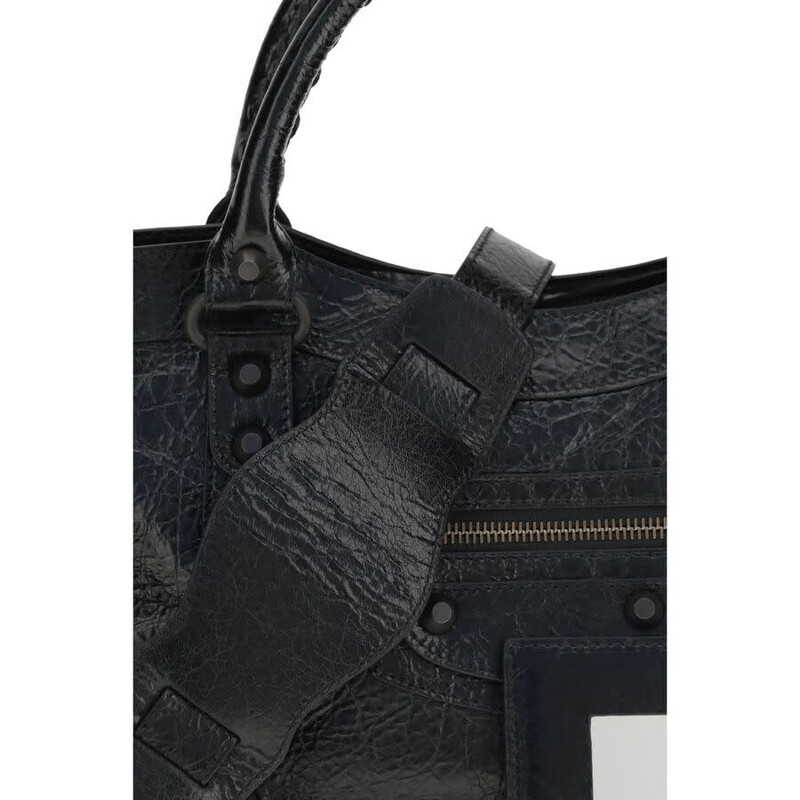 Balenciaga City Shoulder Bag — Black BA8669582ACFH1000BB