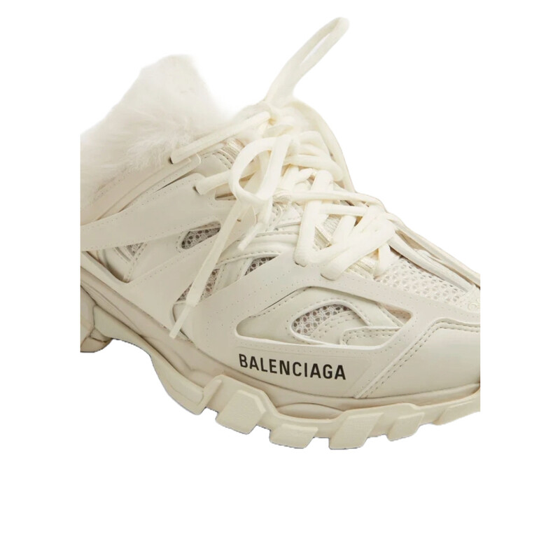 Balenciaga Furry Slide Sandal 688676W3CQ89700 - Shoes - Jomashop