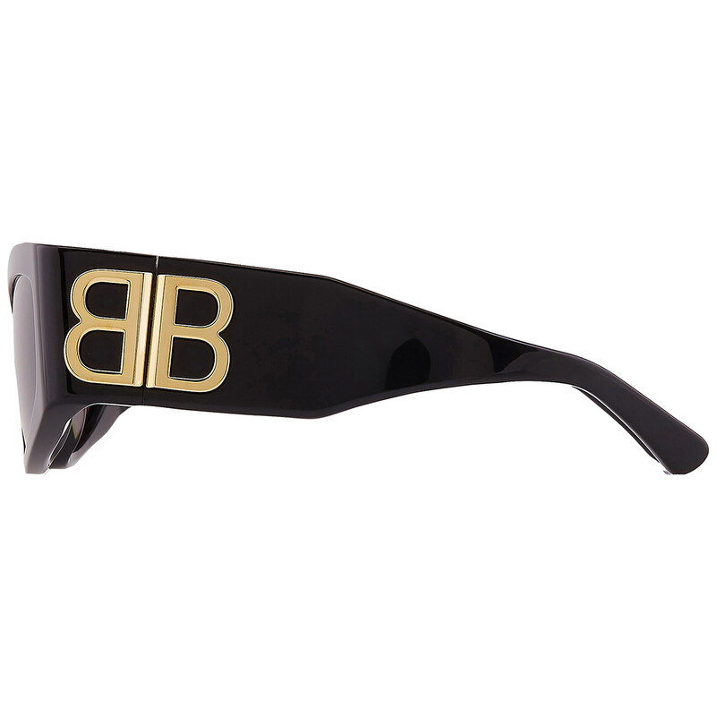 Balenciaga Gray Cat Eye Ladies Sunglasses BB0321S 002 57