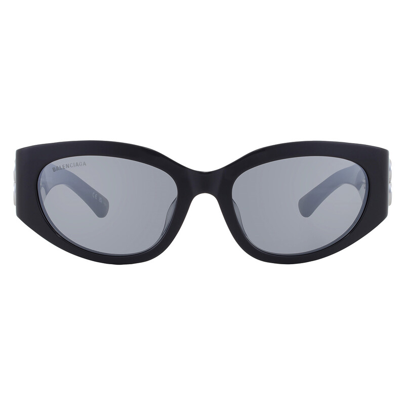 Balenciaga Grey Cat Eye Ladies Sunglasses BB0324SK 007 55