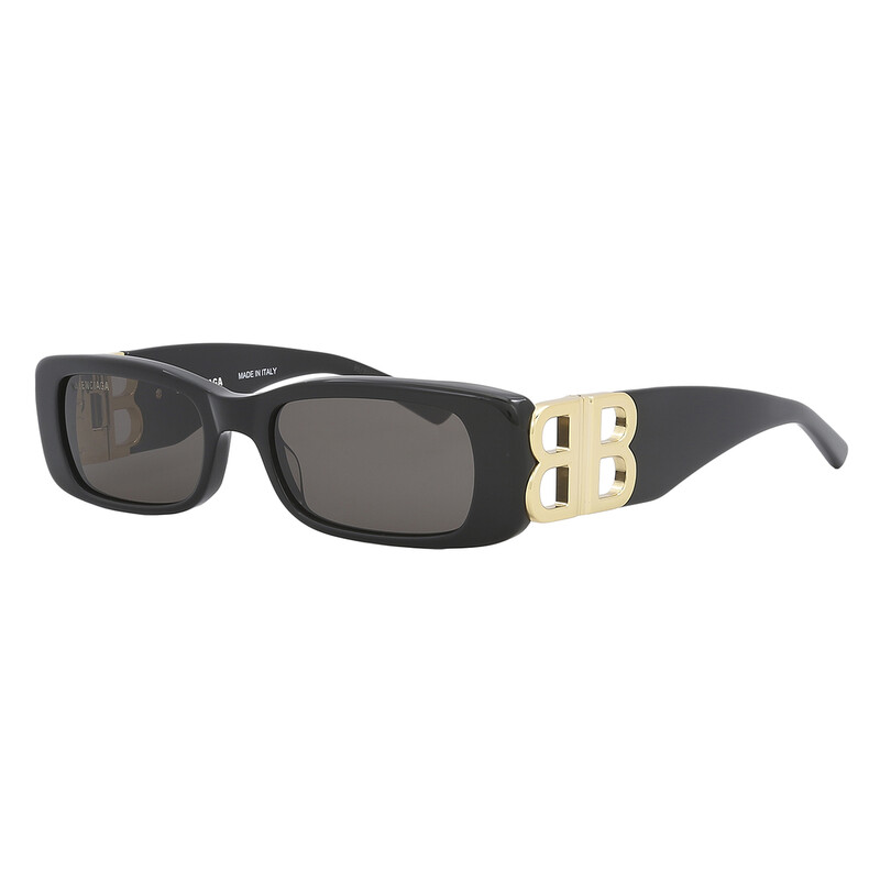 Balenciaga Grey Rectangular Ladies Sunglasses BB0096S 001 51