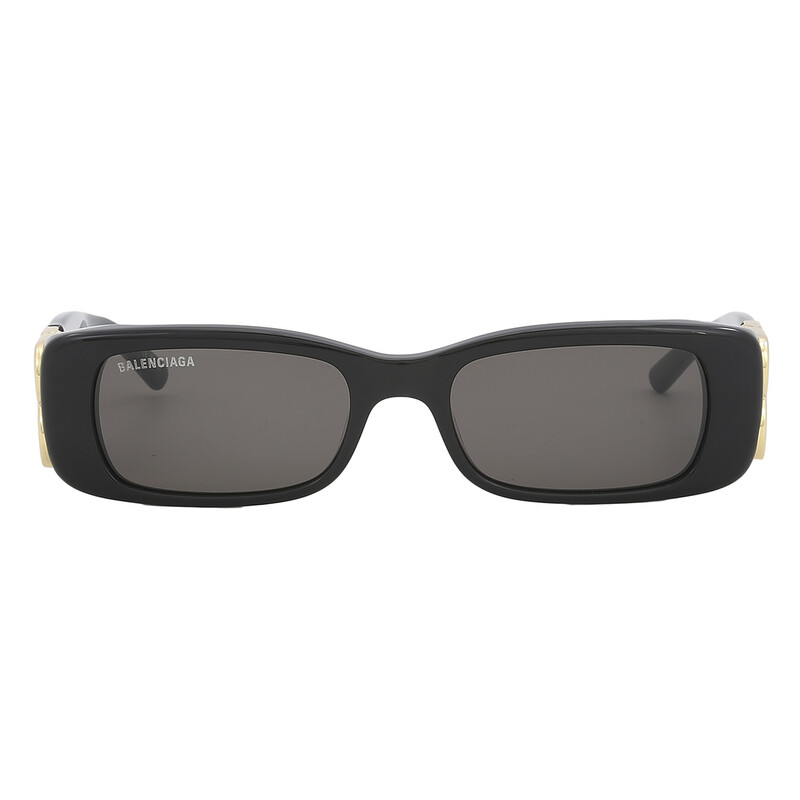 Balenciaga Grey Rectangular Ladies Sunglasses BB0096S 001 51