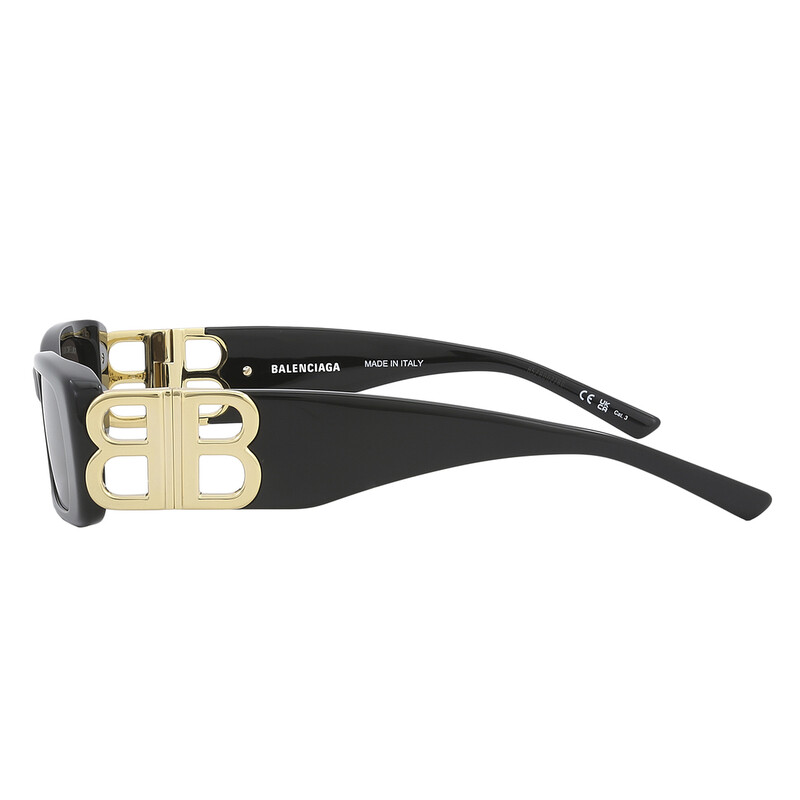 Balenciaga Grey Rectangular Ladies Sunglasses BB0096S 001 51